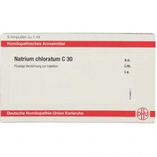NATRIUM CHLORATUM C 30 Ampullen 8X1 ml