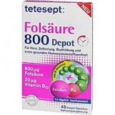TETESEPT Folsäure 800 Depot Tabletten 40 St