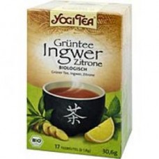 YOGI TEA Grüntee Ingwer Zitrone Bio Filterbeutel 17X1.8 g