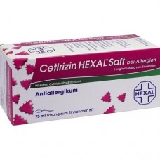 CETIRIZIN HEXAL Saft bei Allergien 75 ml