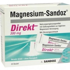 MAGNESIUM SANDOZ Direkt 300 mg Pellets 20 St