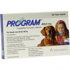 PROGRAM 409,8 mg 20-40 kg Tabl.f.Hunde 6 St
