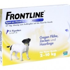 FRONTLINE Spot on H 10 Lösung f.Hunde 3 St