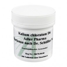 BIOCHEMIE Adler 4 Kalium chloratum D 6 Tabletten 200 St
