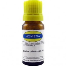 HOMEDA Barium carbonicum C 30 Globuli 10 g