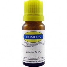 HOMEDA Vitamine 04 Provitamin A/ß-Carotin C 12 Gl. 10 g