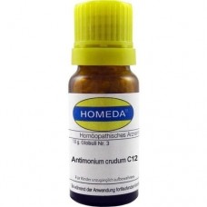 HOMEDA Antimonium crudum C 12 Globuli 10 g
