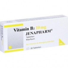 VITAMIN B2 10 mg Jenapharm Tabletten 20 St