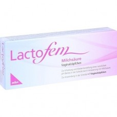 LACTOFEM Milchsäure Vaginalzäpfchen 7 St
