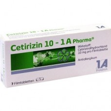 CETIRIZIN 10 1A Pharma Filmtabletten 7 St