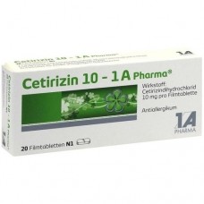 CETIRIZIN 10 1A Pharma Filmtabletten 20 St