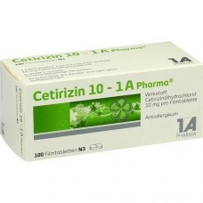 CETIRIZIN 10 1A Pharma Filmtabletten 100 St