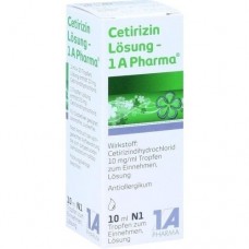 CETIRIZIN Lösung 1A Pharma 10 ml