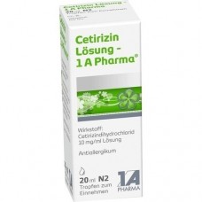 CETIRIZIN Lösung 1A Pharma 20 ml