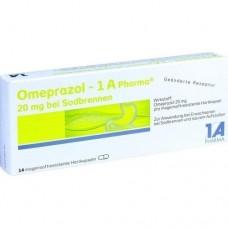 OMEPRAZOL 1A Pharma 20 mg bei Sodbrennen HKM 14 St