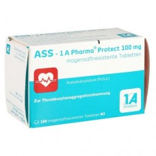 ASS-1A Pharma Protect 100 mg magensaftr.Tabletten 100 St