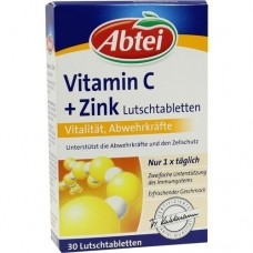 ABTEI Vitamin C plus Zink Lutschtabletten 30 St