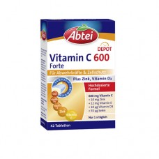 ABTEI Vitamin C 600+Zink+E Depot Tabletten 42 St