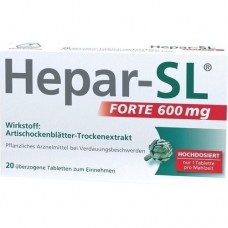 HEPAR SL forte 600 mg überzogene Tabletten 20 St