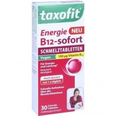 TAXOFIT Energie B12-sofort Schmelztabletten 30 St
