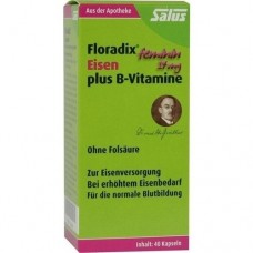 FLORADIX Eisen plus B Vitamine Kapseln 40 St