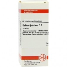 KALIUM JODATUM D 6 Tabletten 80 St
