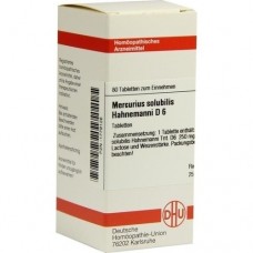 MERCURIUS SOLUBILIS Hahnemanni D 6 Tabletten 80 St