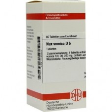 NUX VOMICA D 6 Tabletten 80 St