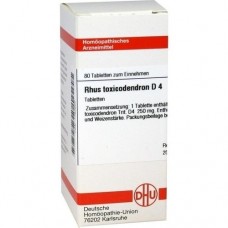 RHUS TOXICODENDRON D 4 Tabletten 80 St