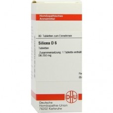 SILICEA D 6 Tabletten 80 St