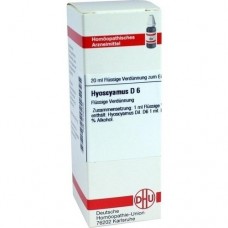 HYOSCYAMUS D 6 Dilution 20 ml