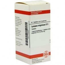 LYCOPUS VIRGINICUS D 3 Tabletten 80 St