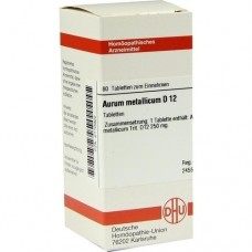 AURUM METALLICUM D 12 Tabletten 80 St