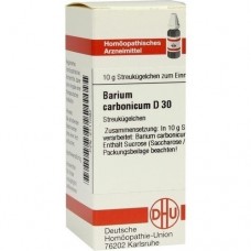BARIUM CARBONICUM D 30 Globuli 10 g