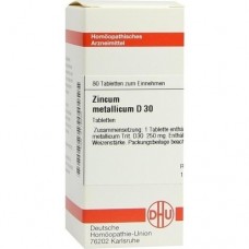 ZINCUM METALLICUM D 30 Tabletten 80 St