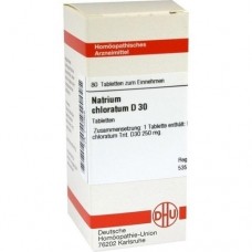 NATRIUM CHLORATUM D 30 Tabletten 80 St