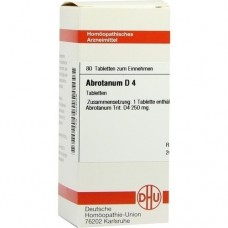 ABROTANUM D 4 Tabletten 80 St