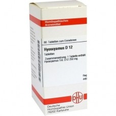 HYOSCYAMUS D 12 Tabletten 80 St