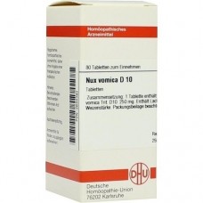 NUX VOMICA D 10 Tabletten 80 St