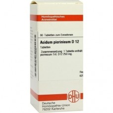 ACIDUM PICRINICUM D 12 Tabletten 80 St