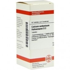CALCIUM CARBONICUM Hahnemanni D 3 Tabletten 80 St