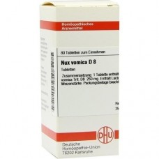 NUX VOMICA D 8 Tabletten 80 St