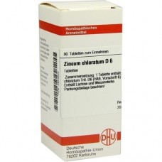 ZINCUM CHLORATUM D 6 Tabletten 80 St