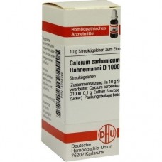 CALCIUM CARBONICUM Hahnemanni D 1000 Globuli 10 g