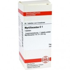 MYRTILLOCACTUS D 1 Tabletten 80 St