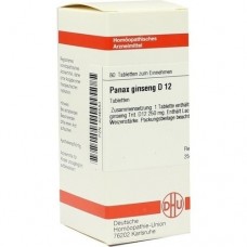 PANAX GINSENG D 12 Tabletten 80 St