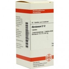 ABROTANUM D 12 Tabletten 80 St
