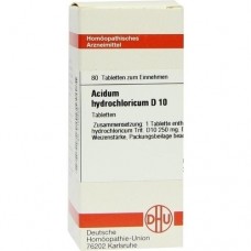 ACIDUM HYDROCHLORICUM D 10 Tabletten 80 St