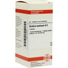 ACIDUM OXALICUM D 6 Tabletten 80 St