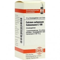 CALCIUM CARBONICUM Hahnemanni C 100 Globuli 10 g